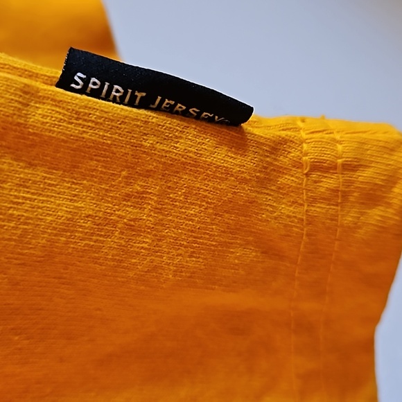 Spirit Jersey Street Wear Long Sleeve Rockefeller Puffy Print Shirt NWT - Picture 8 of 8